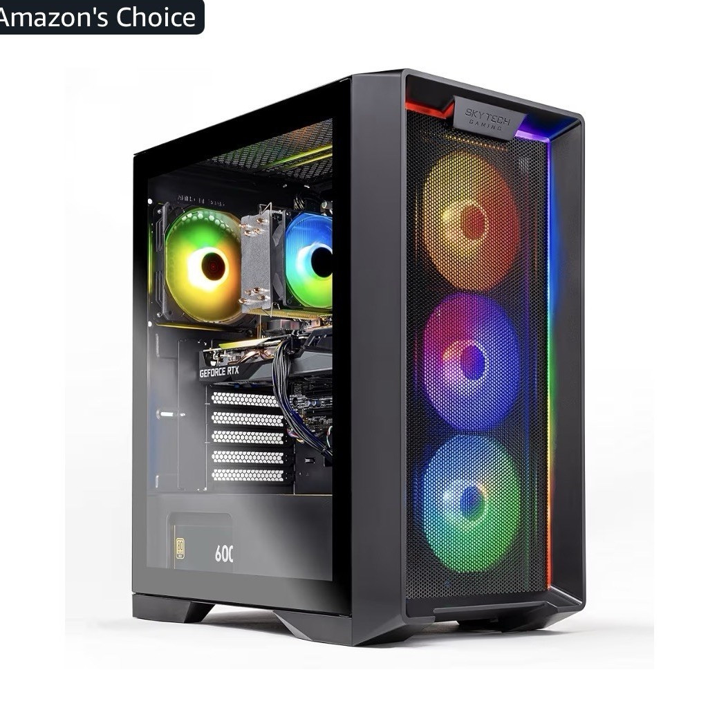 Skytech Gaming Nebula Ryzen 7 5700 RTX 5060 Ti 32GB 1TB SSD Wi-Fi Win11