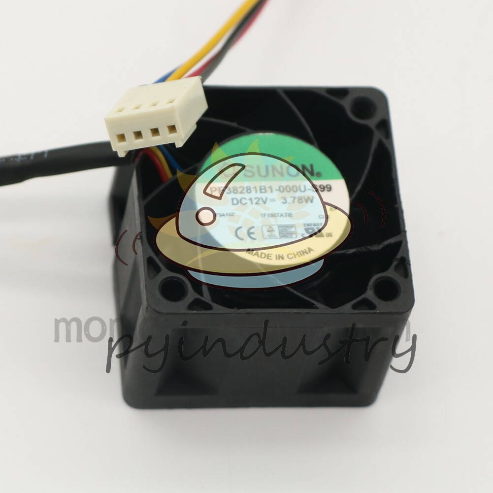 NEW SUNON PF38281B1-000U-S99 DC 12V 3.78W 3828 3.8CM PWM cooling fan 1PCS #MO