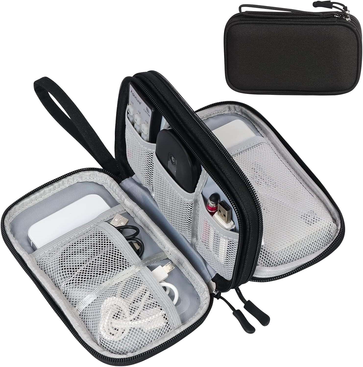Travel Cable Storage Case Electronic Accessories Charger USB Drive Organizer Bag