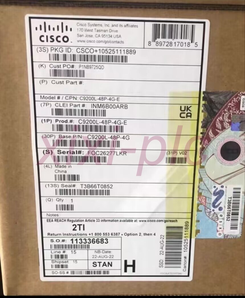 1pcs NEW  Cisco  C9200L-48P-4G-E  exchange board  DHL shipping