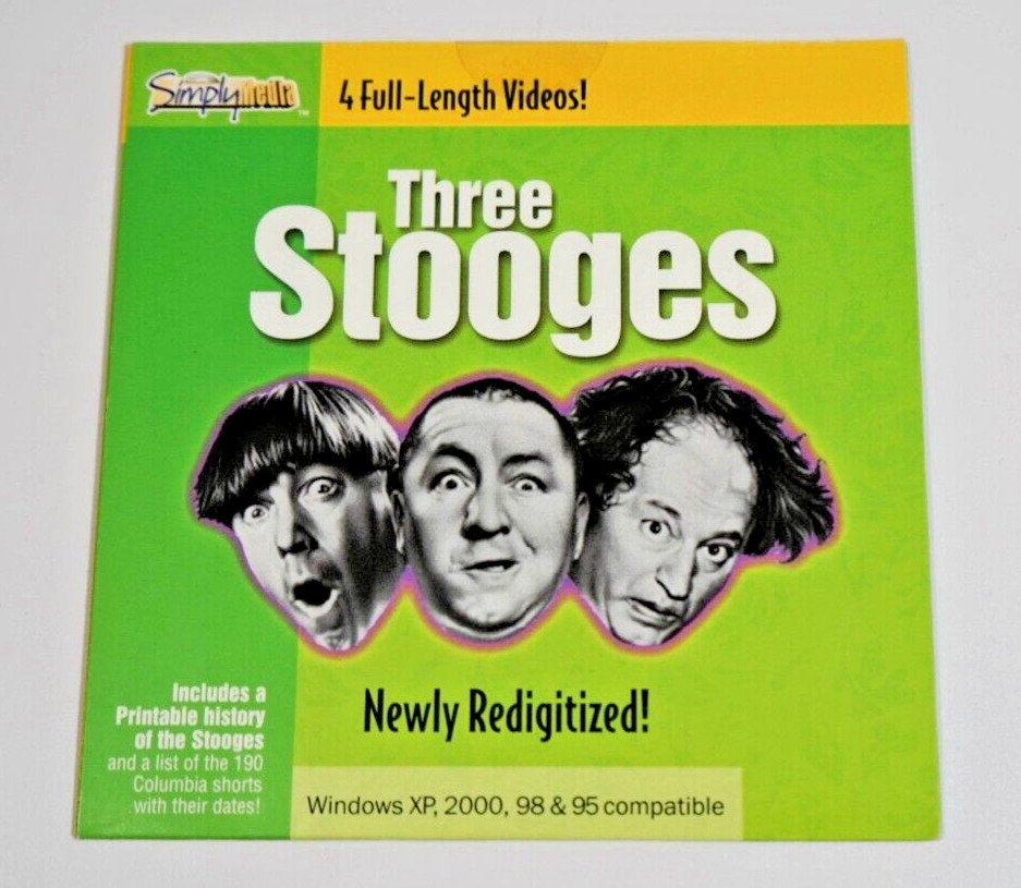 Three Stooges (PC) 4 Classics - New and Unopened