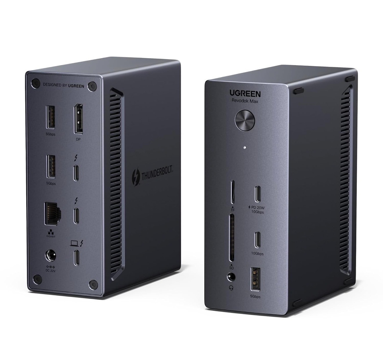 UGREEN Thunderbolt 4 Dock 13-in-1,40Gbps Transfer,Dual 4K Single 8K Display