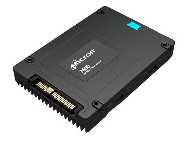 Micron MTFDKCC3T2TFS-1BC1ZABYYR 7450 MAX 3.2TB NVMe PCIe 4.0 3DTLC U.3 15mm