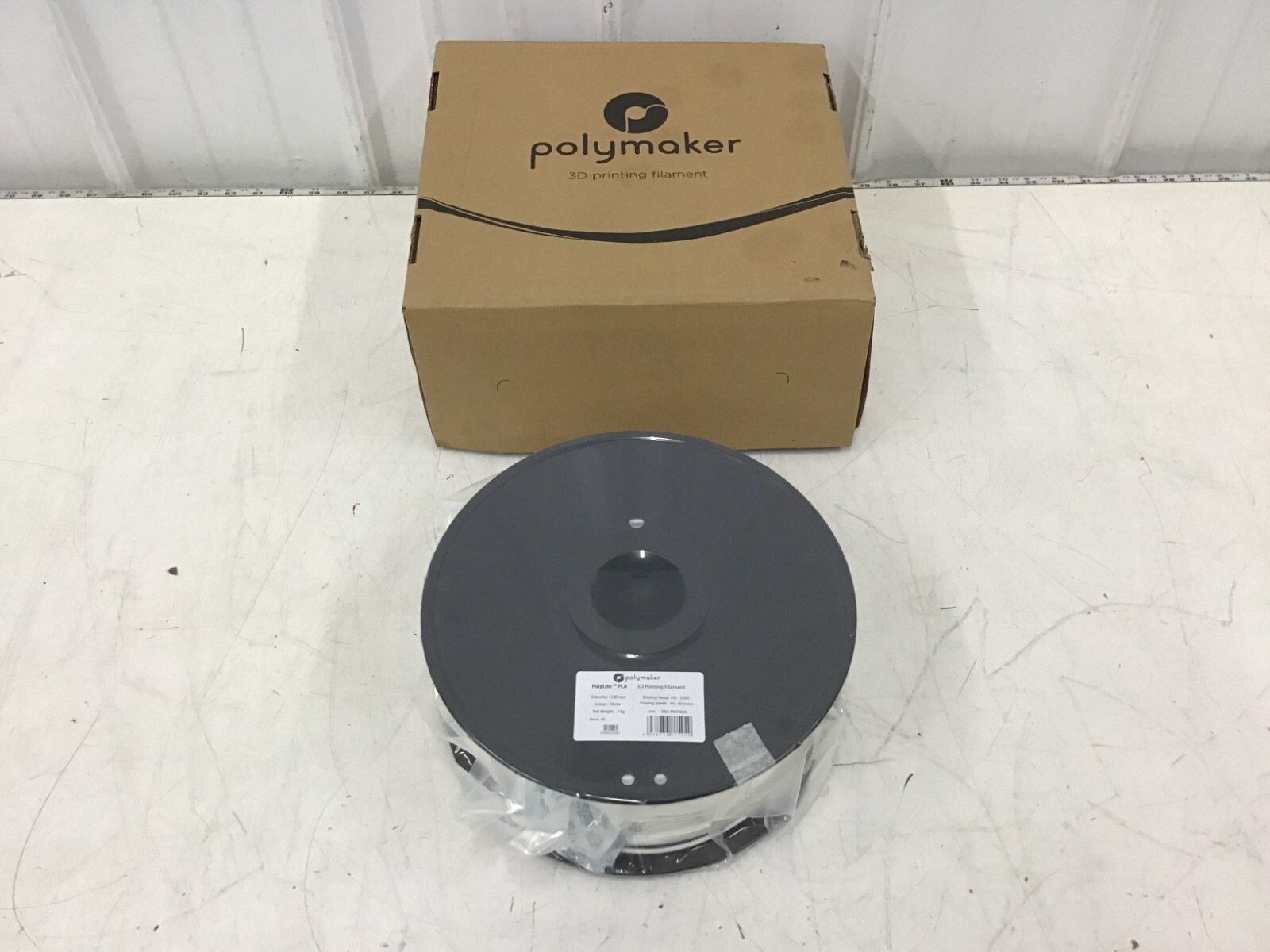POLYMAKER POLYLITE - PM70594 2.85mm  White Filament