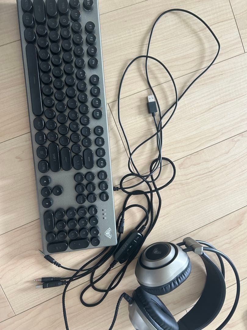 AULA Gaming Keyboard FG-S2056 Mouse FG-F808 Headset FGS600 USB 3.5mm Tested