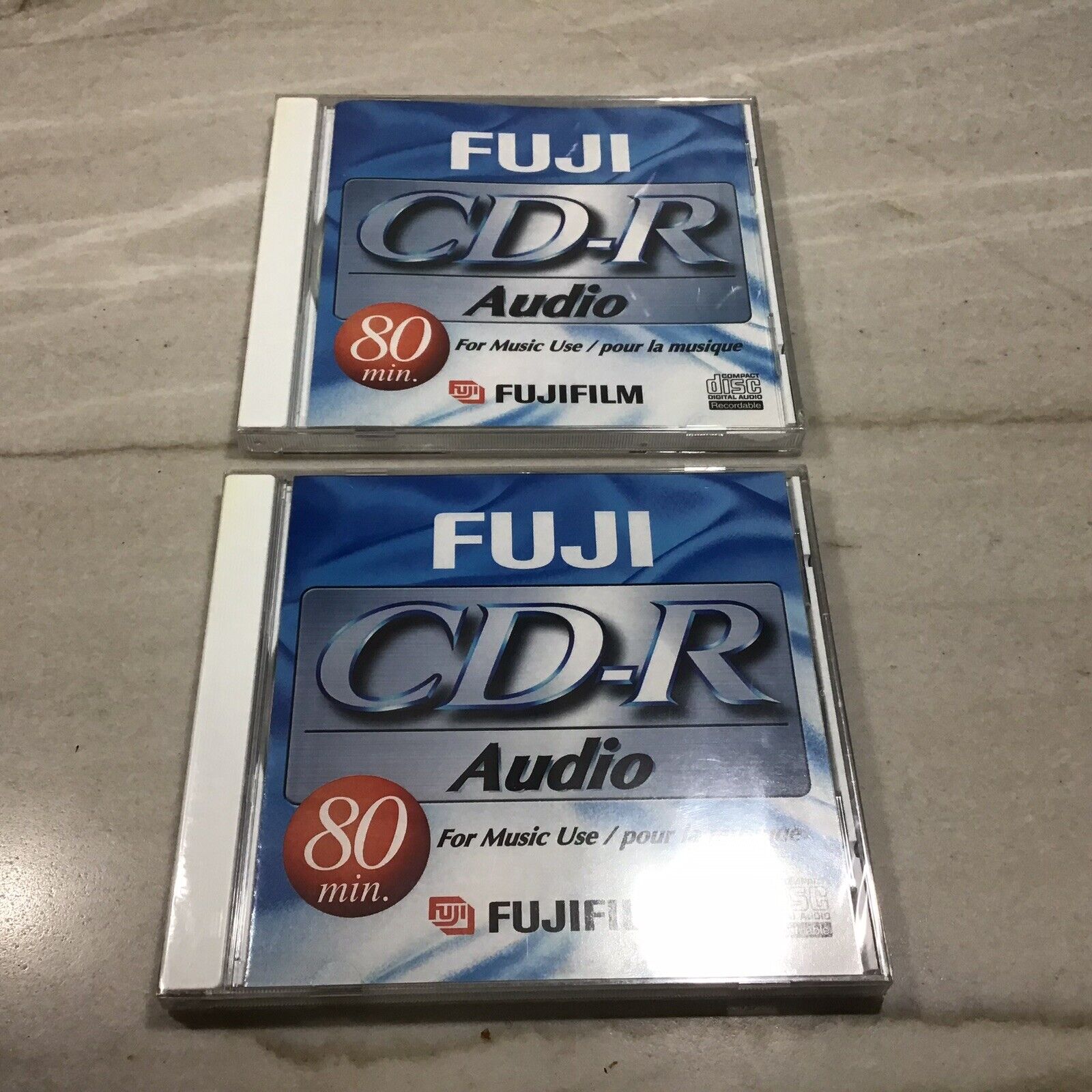 Fujifilm 74 Minute CD-R Recordable Audio Cd/dc Audio Inscrptibke New Sealed 2 Pk
