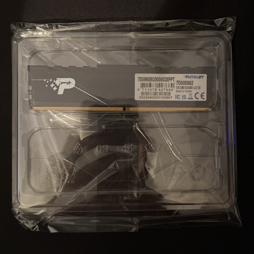 Patriot Signature 16GB (1 x 16GB) PC5-38400 (DDR5-4800) Never Used, Brand New