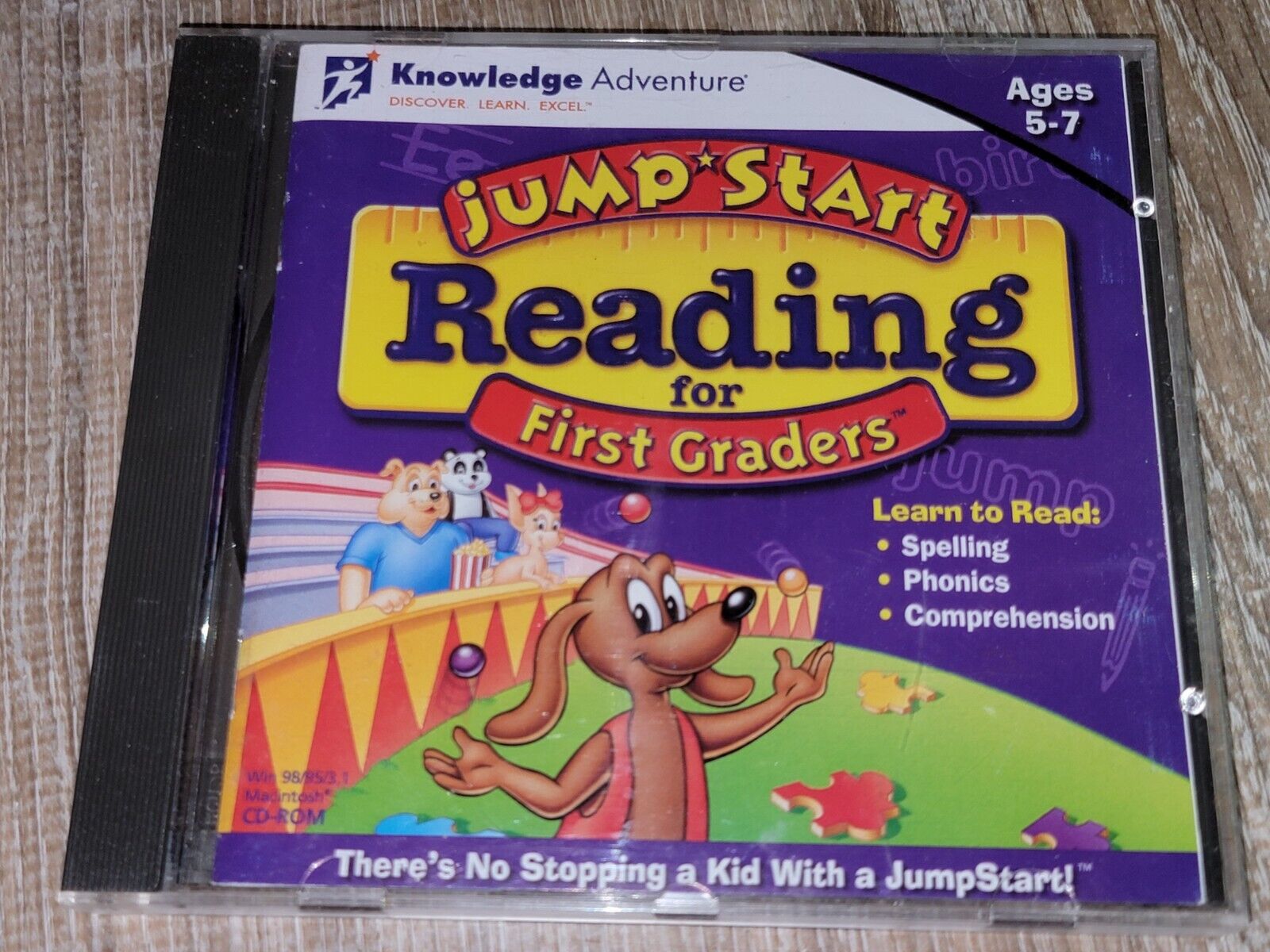 JumpStart Reading for First Graders, Ages 5 - 7 (PC, Windows / Mac, CDROM)