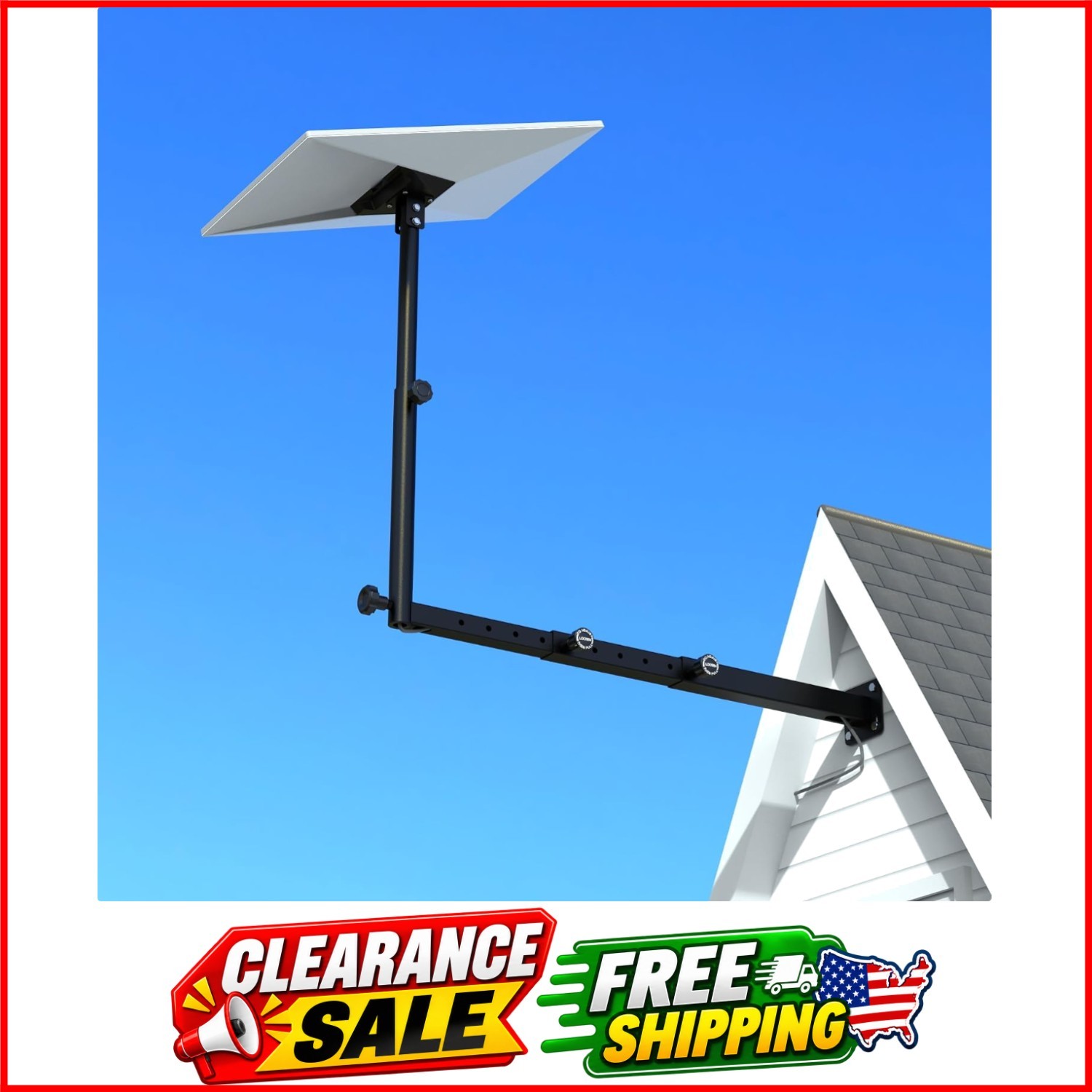 Adjustable Starlink Mount for Standard 4/4X/Gen 3, Starlink Pole Mount with S...