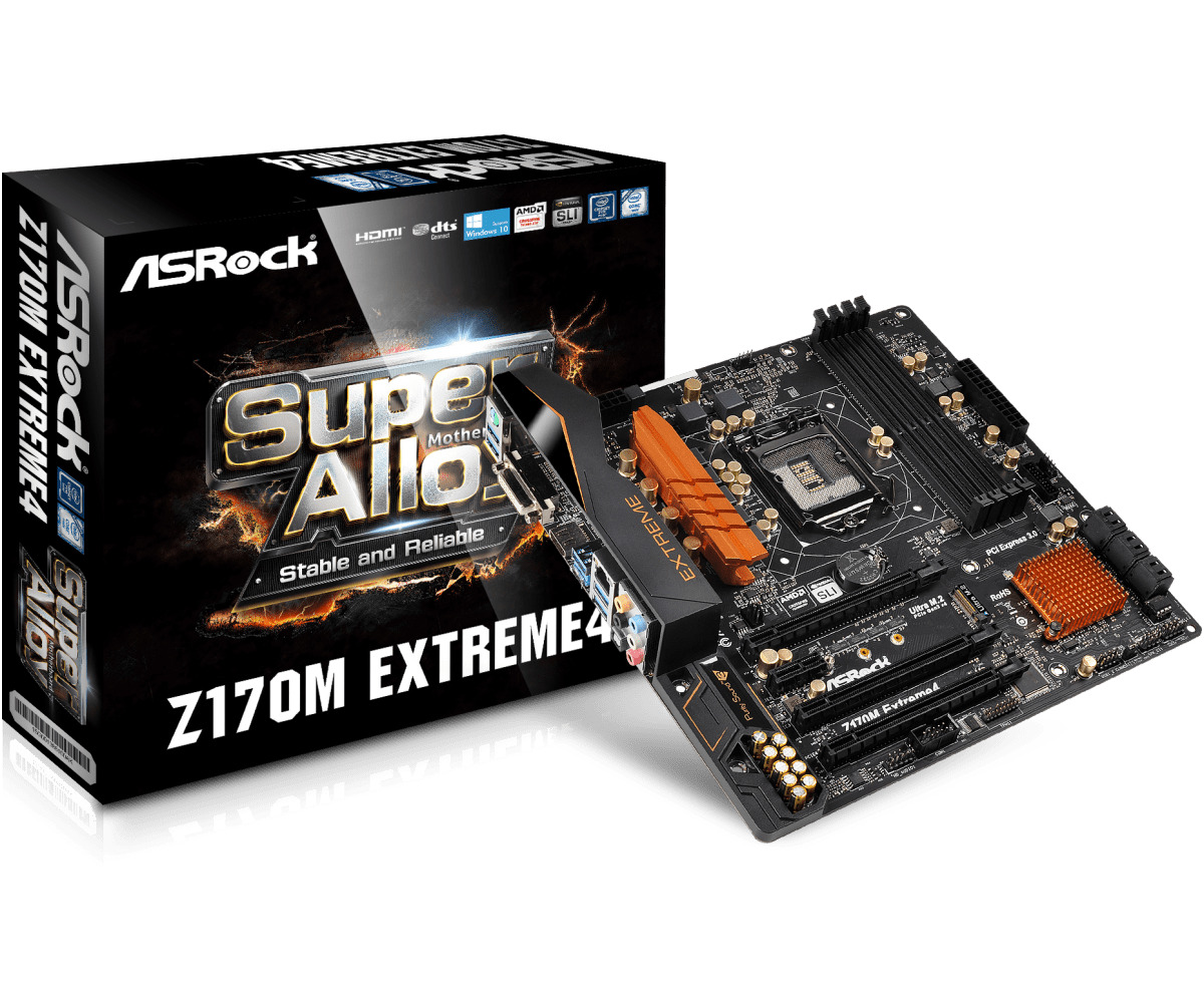 ASRock z710m Extreme4 Super Alloy + 16GB DDR4 RAM - Excellent Condition, Used