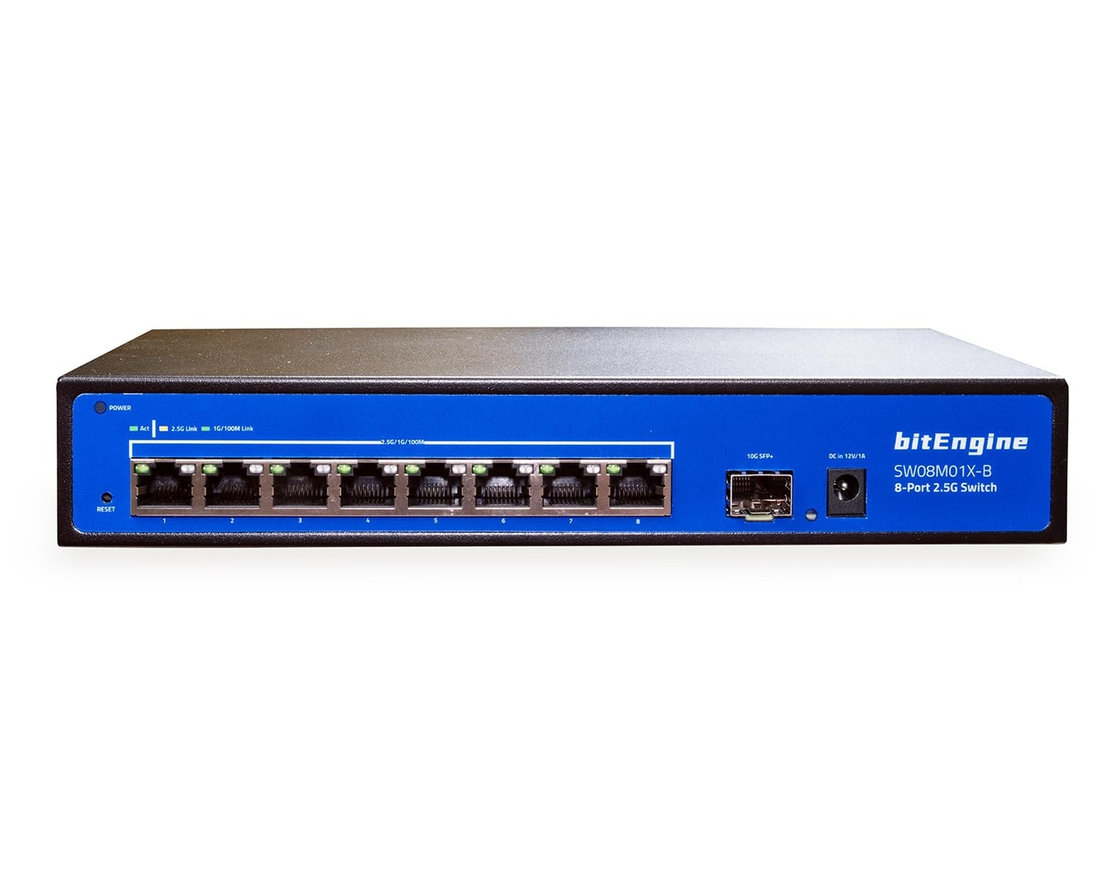 8 Port 2.5G Unmanaged Ethernet Switch with 10G SFP+ Uplink, 8 x 2.5G Base-T P...