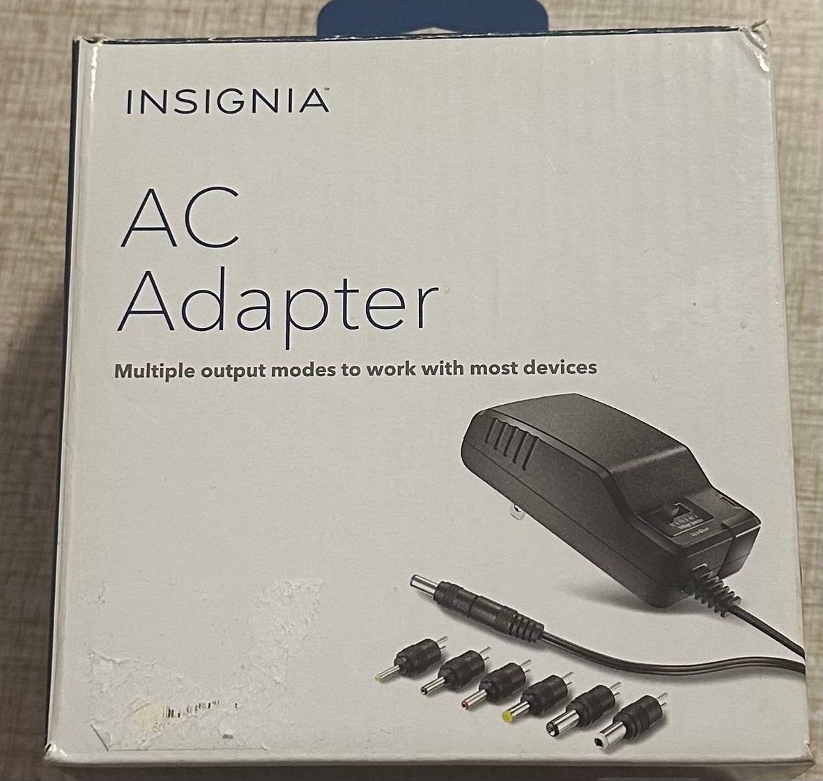 Insignia- 22.5W Universal AC Adapter for Devices with Round-Pin Connections...