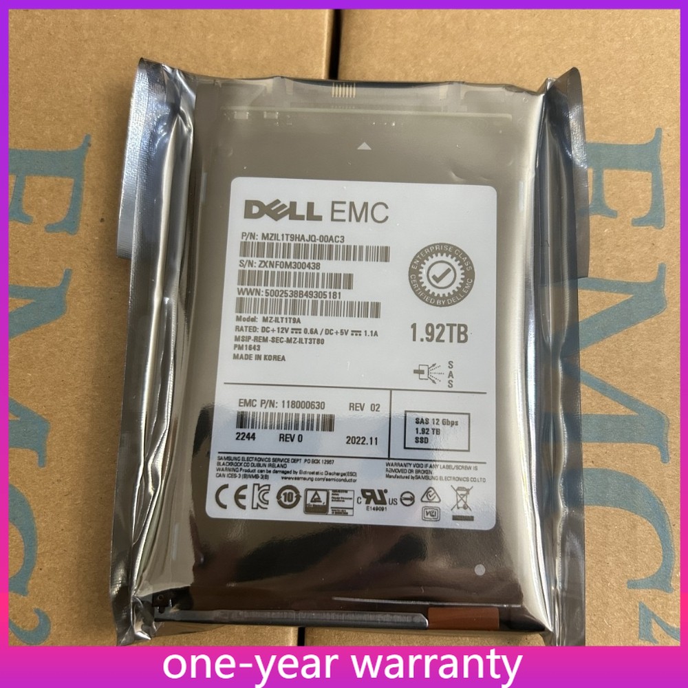 NEW EMC Unity D4F-2SFXL2-1920 005053156 005053157 1.92T SSD Hard Disk