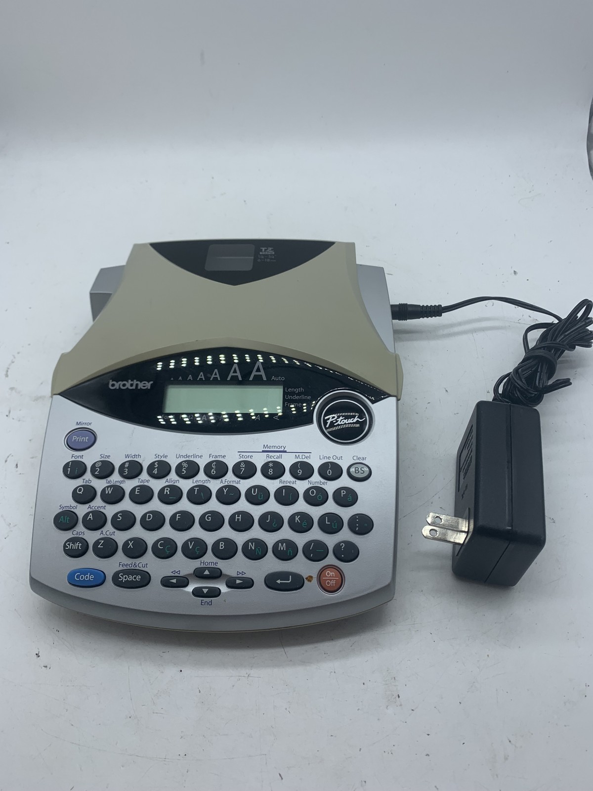 Brother P-Touch PT-1950/1960 Desktop Thermal Printer w/ Adapter ~ 