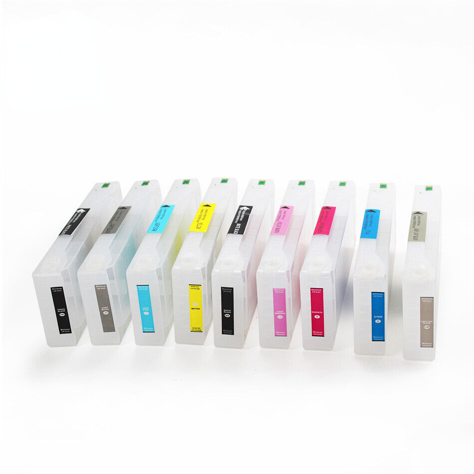 9 Color700ml T8041-T8049 Empty Refill Ink Cartridge For Epson P6000/8000 printer