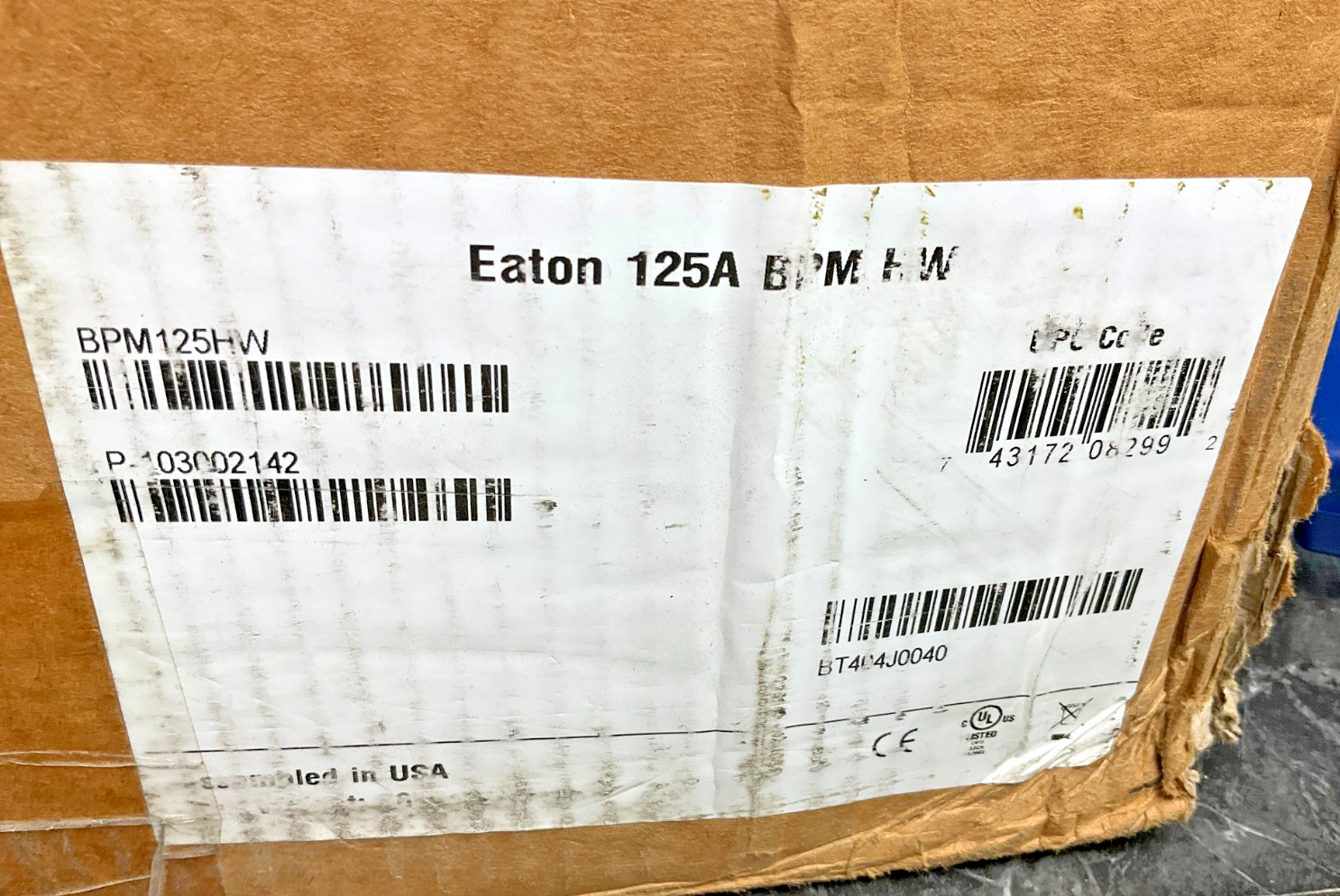 Eaton Bypass Power Module 3 Phase BPM125HW ✅ ❤️️ ✅ ❤️️ OPEN BOX ✅ ❤️️ ✅ ❤️️