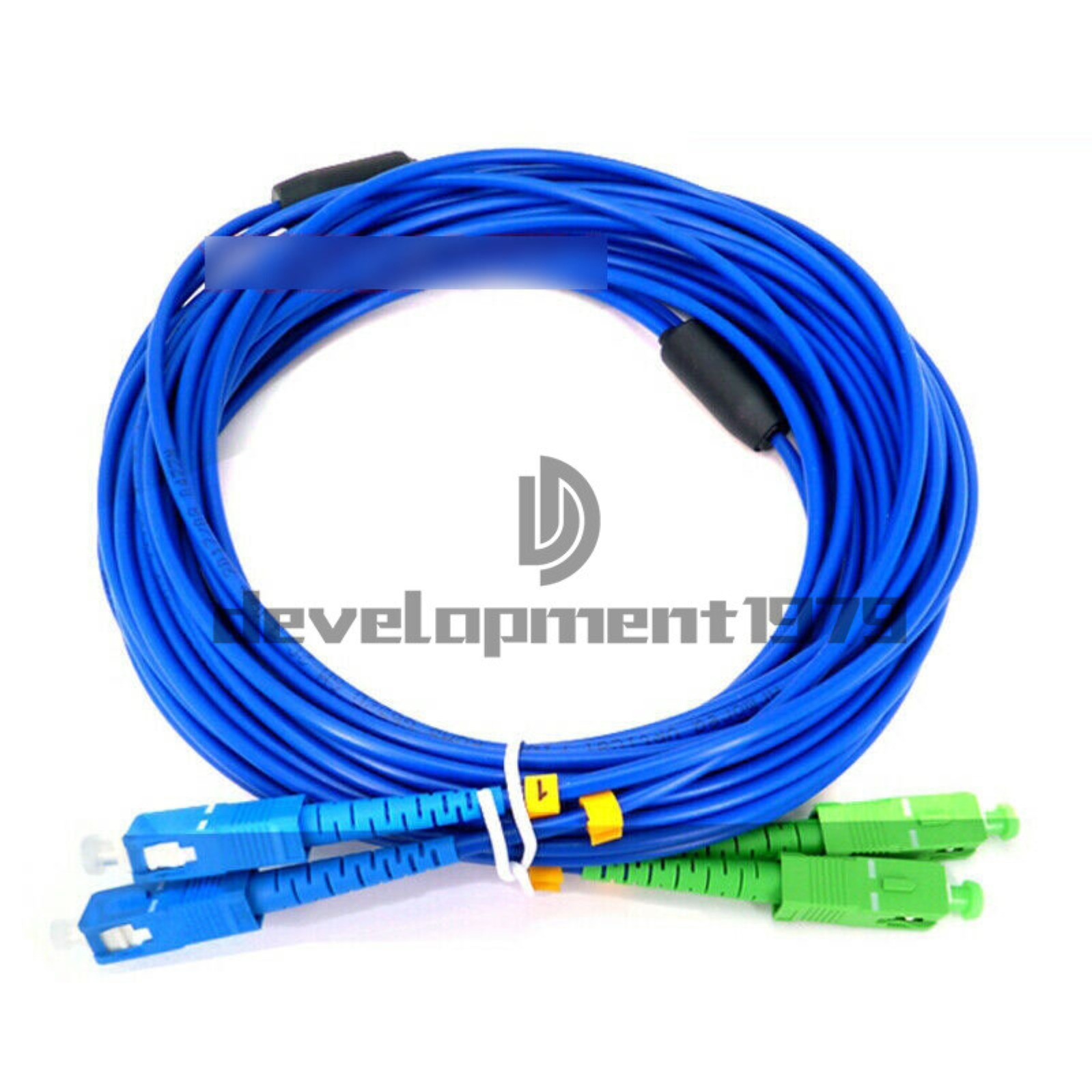 SC/UPC-SC/APC Single-Mode 9/125 Duplex Fiber Optic Patch Cord 5M Armored Cable