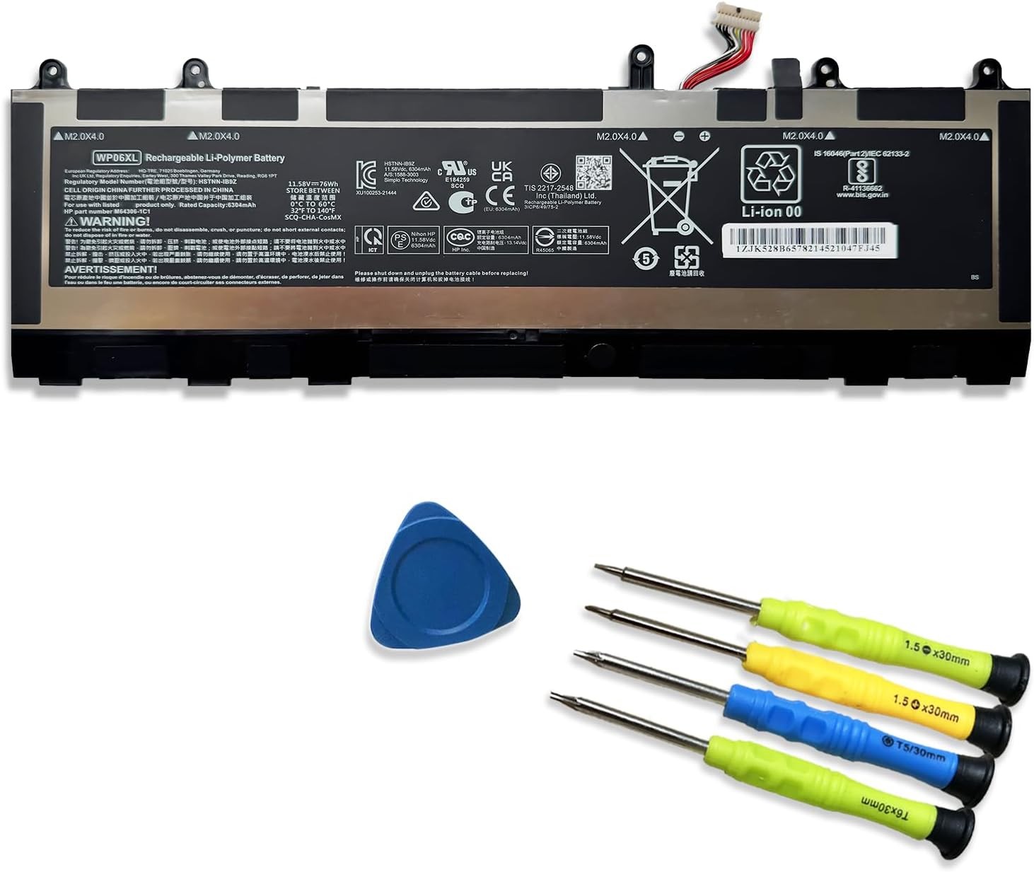 WP06XL Laptop Battery Replacement for HP EliteBook 860 865 G9 860 865 G10 ZBook