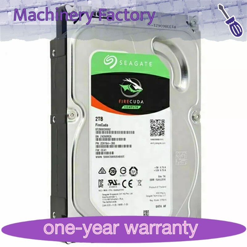 1PCS Seagate ST2000DX002 FireCuda Internal 2TB 3.5"SSHD (Solid State Hybrid Dri