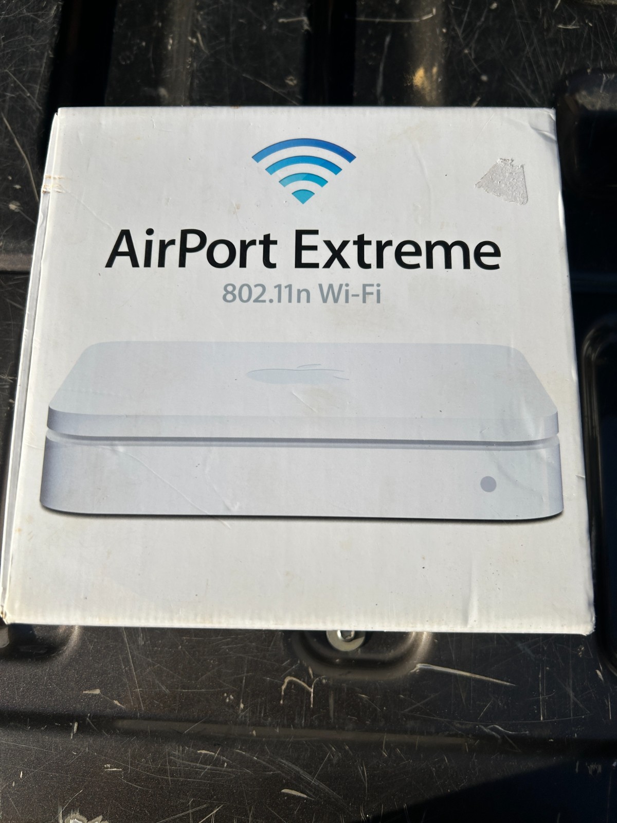 Apple AirPort Extreme Wireless Router A1408 White Wi-Fi 802.11n with Power Cable
