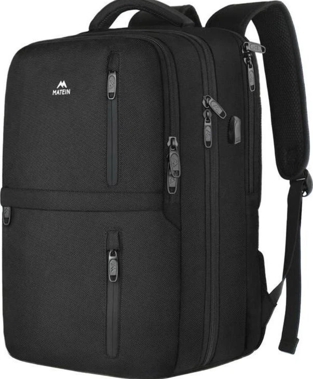 Nwt Matein Elite Carry On Backpack XL 40L Flight Approved Laptop Sleeve USB Port