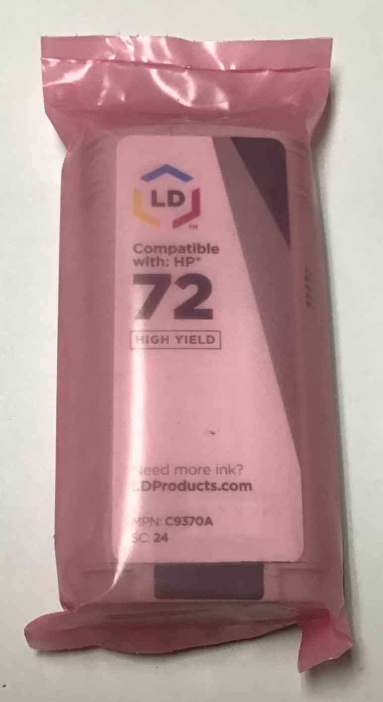 HP 72 C9370A Photo Black HY Ink new