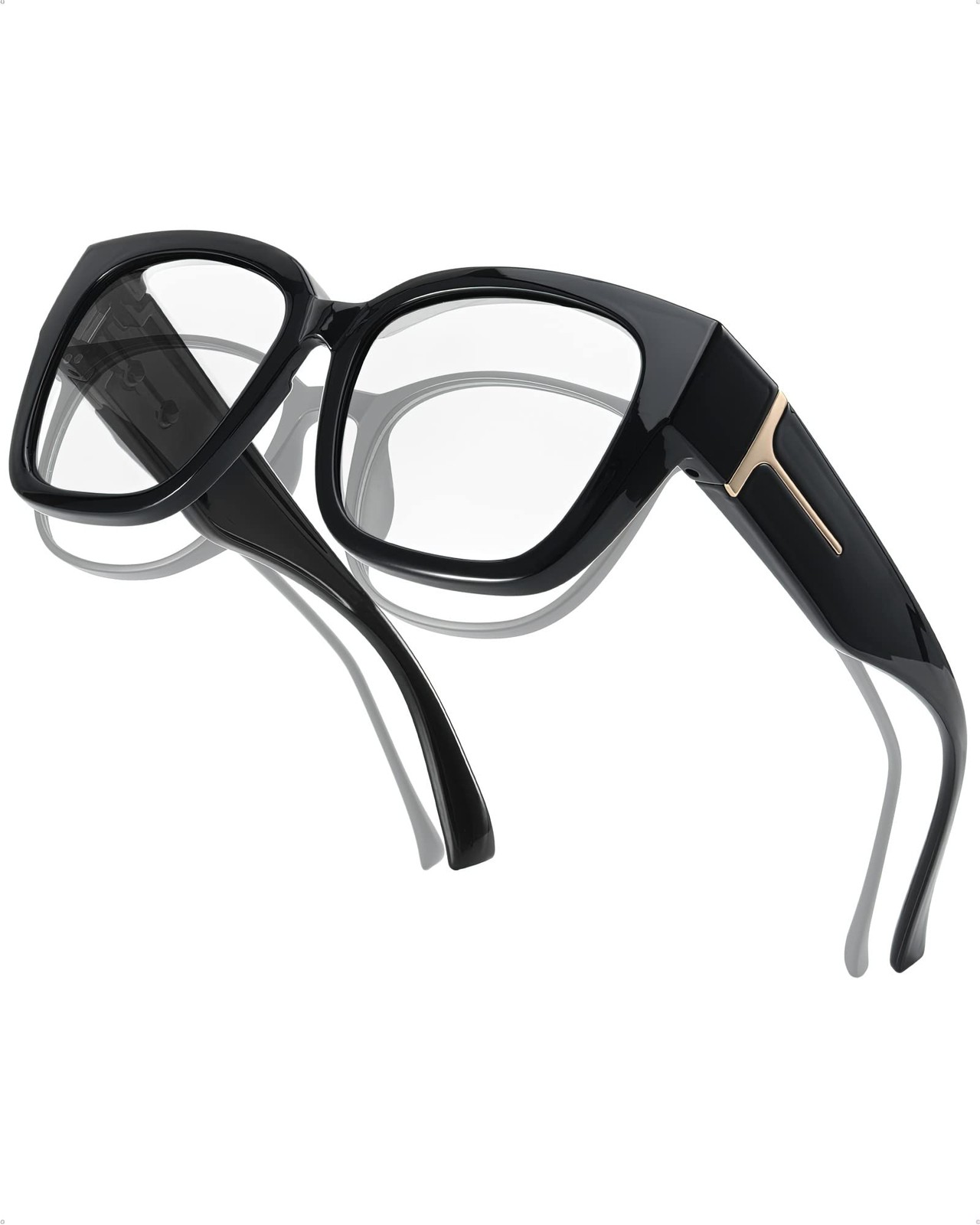 Fit Over Blue Light Blocking Glasses for Women Men, Blue Light Filter Compute...