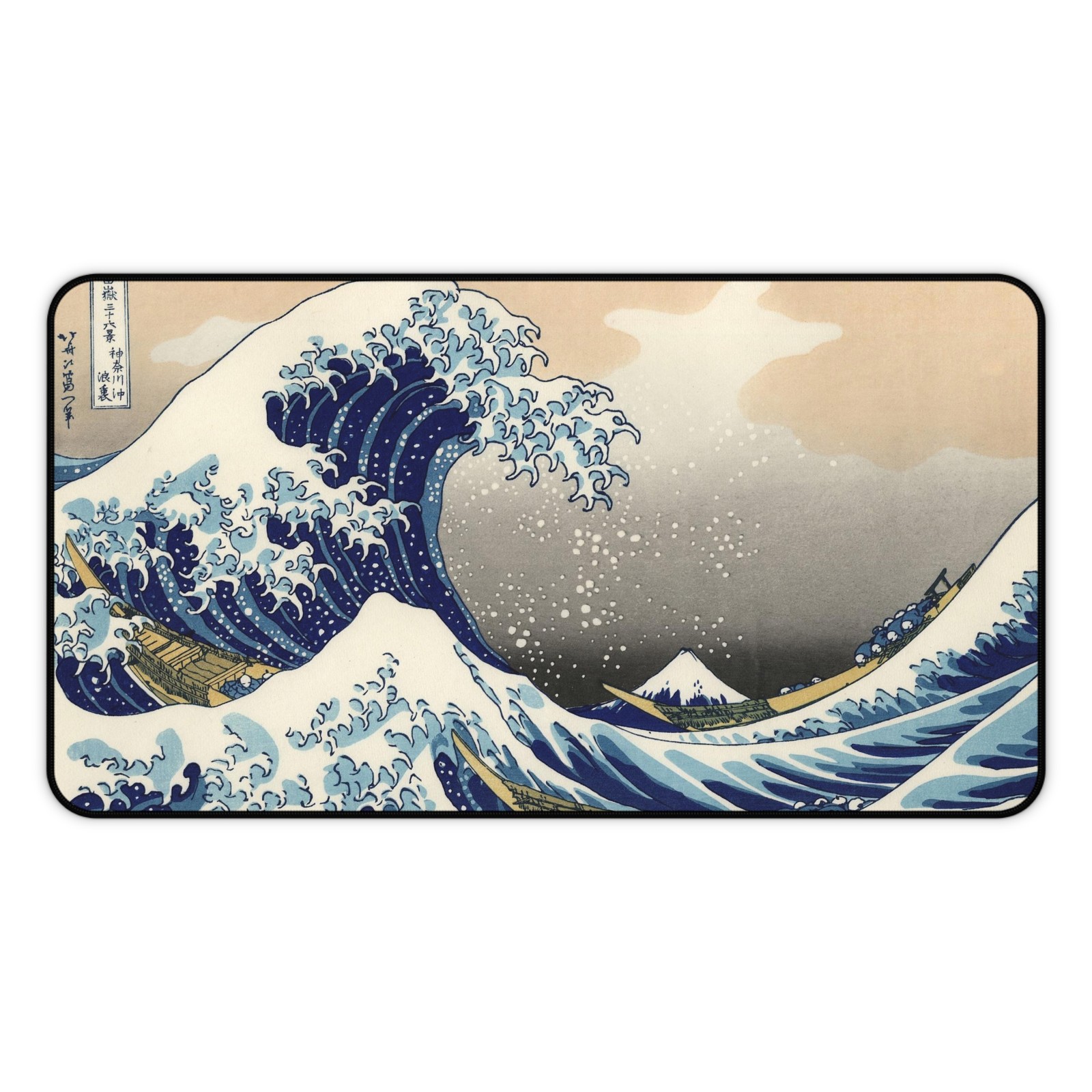 The Great Wave Gaming Desk Mat Mouse Pad Playmat