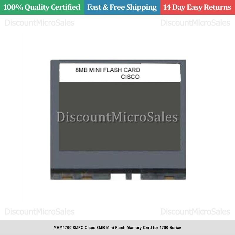 MEM1700-8MFC Cisco 8MB Mini Flash Memory Card for 1700 Series