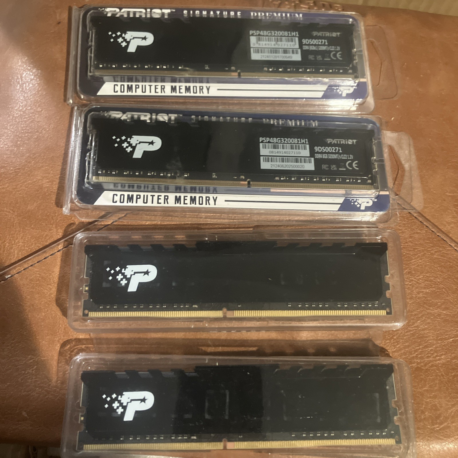 PATRIOT DDR4 RAM . Two Of The Sticks Are Still Unopened And Brand New.other2open