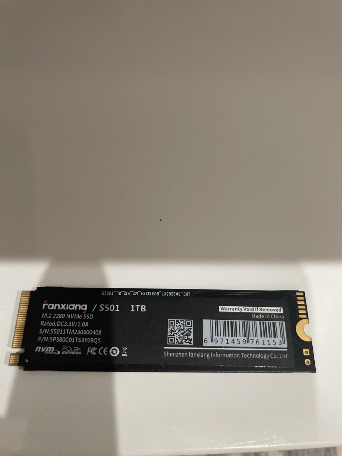 Fanxiang M.2 SSD 1TB NVMe PCIe Gen 3 x 4 Internal Solid State Drive 3500MB/s lot