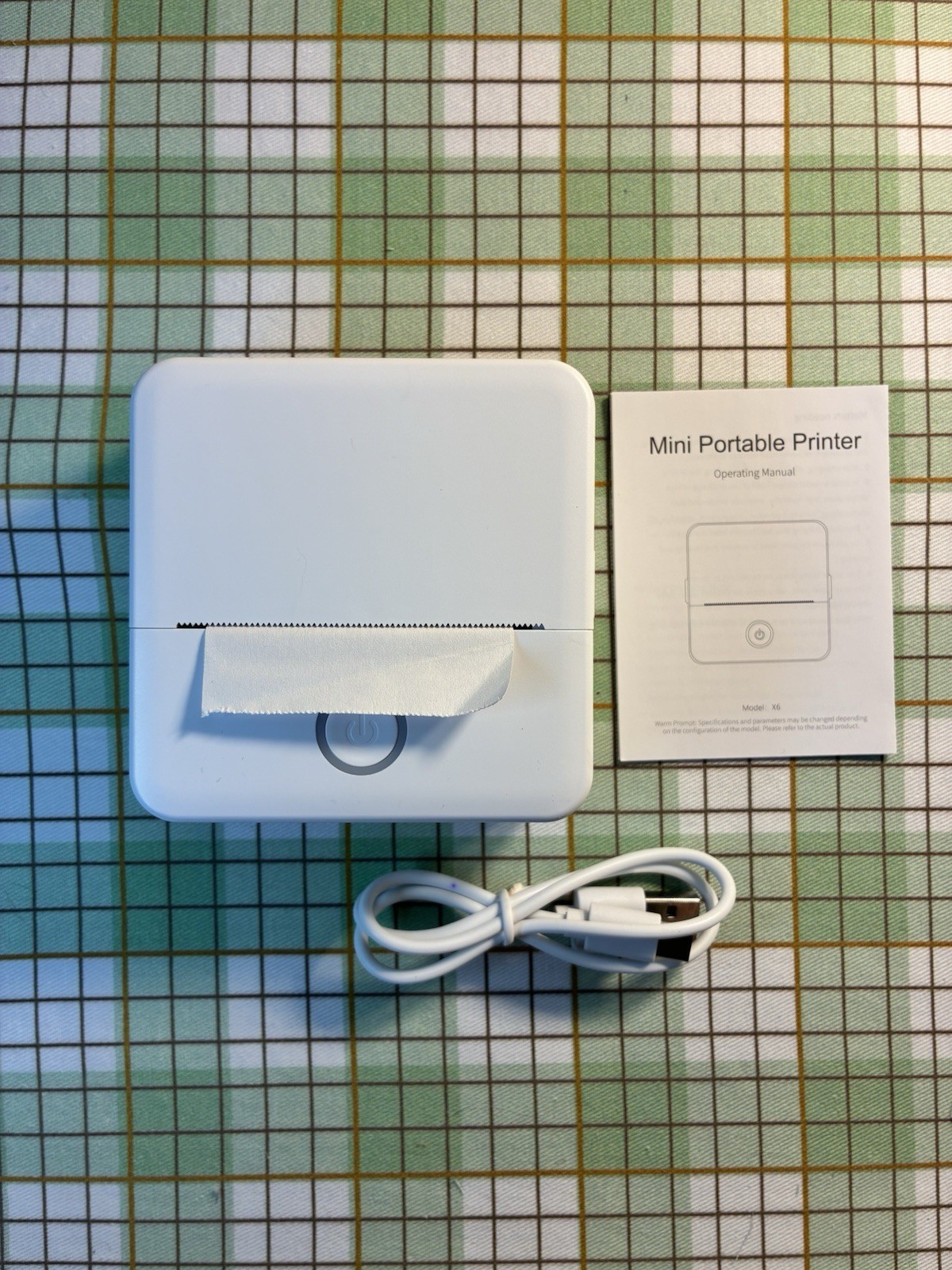 Mini Portable Thermal Printer X6 Bluetooth Wireless Open Box Unused