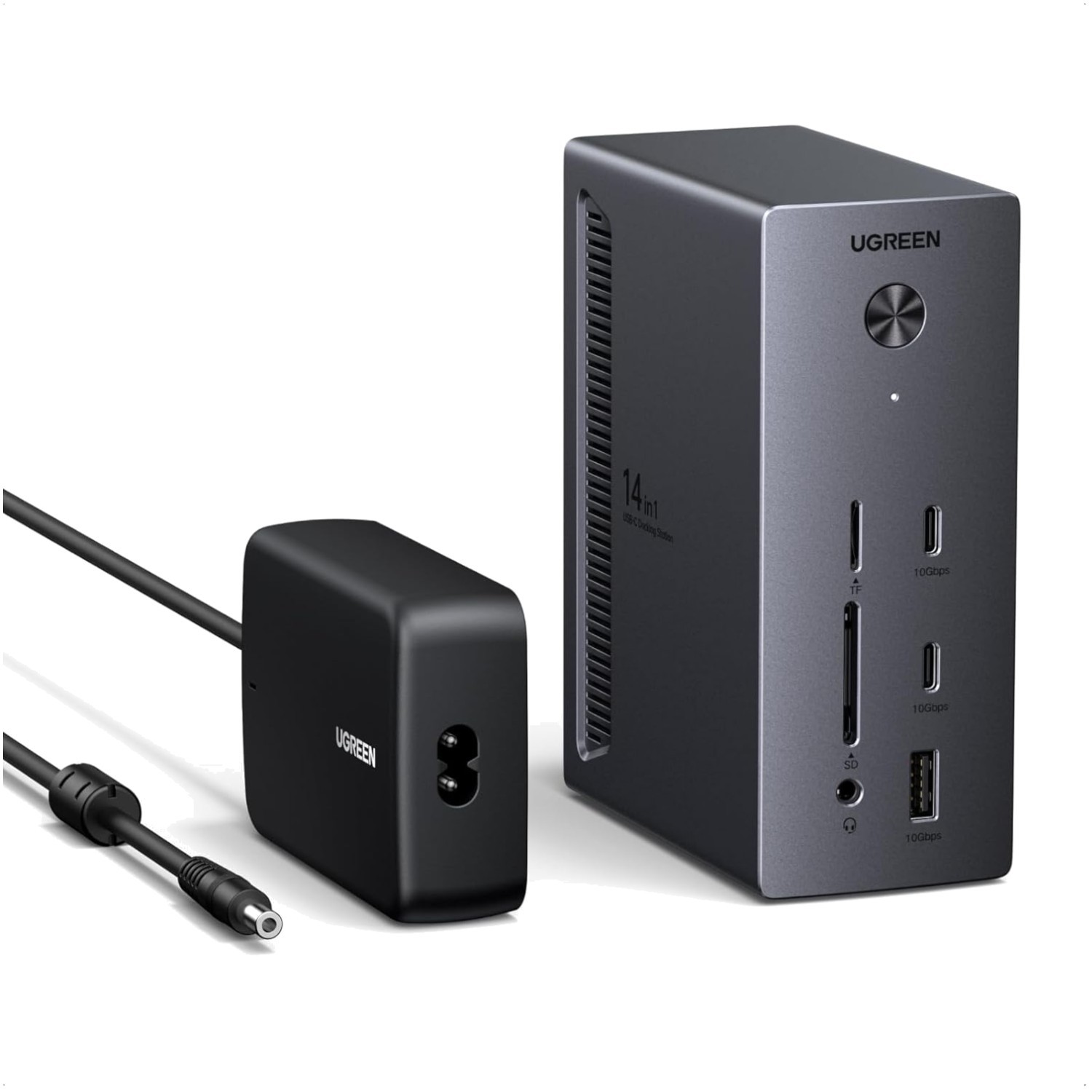Windows Laptop Dock: Triple Monitors, Gigabit Ethernet``