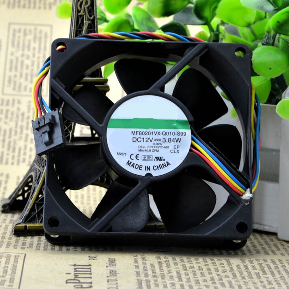 MF80201VX-Q010-S99 80x80x20mm 12V 3.84W 0.32A Cooling Fan for SUNON 4pin PWM