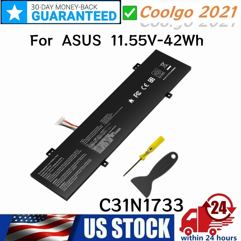 ✅C31N1733 Battery For Asus VivoBook Flip 14 TP412UA TP412FA 0B200-02970000 US