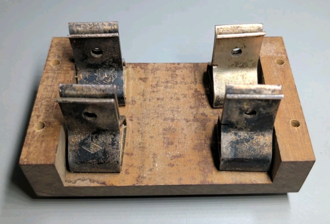 Vintage Fuse Block Holder from Old IBM Computer 1950s-1960s