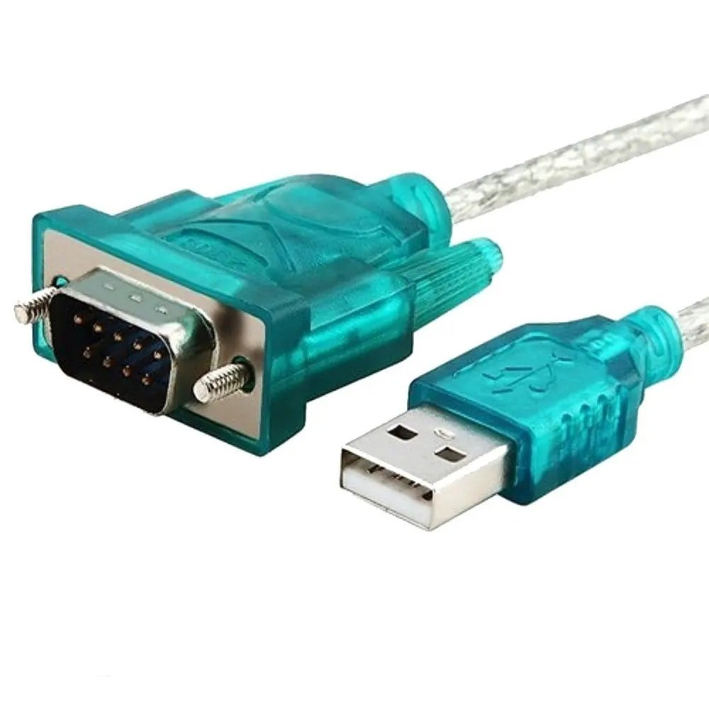 9 Pin Cable PDA 3FT New Translucent USB 2.0 To DB9 RS232 Serial Converte