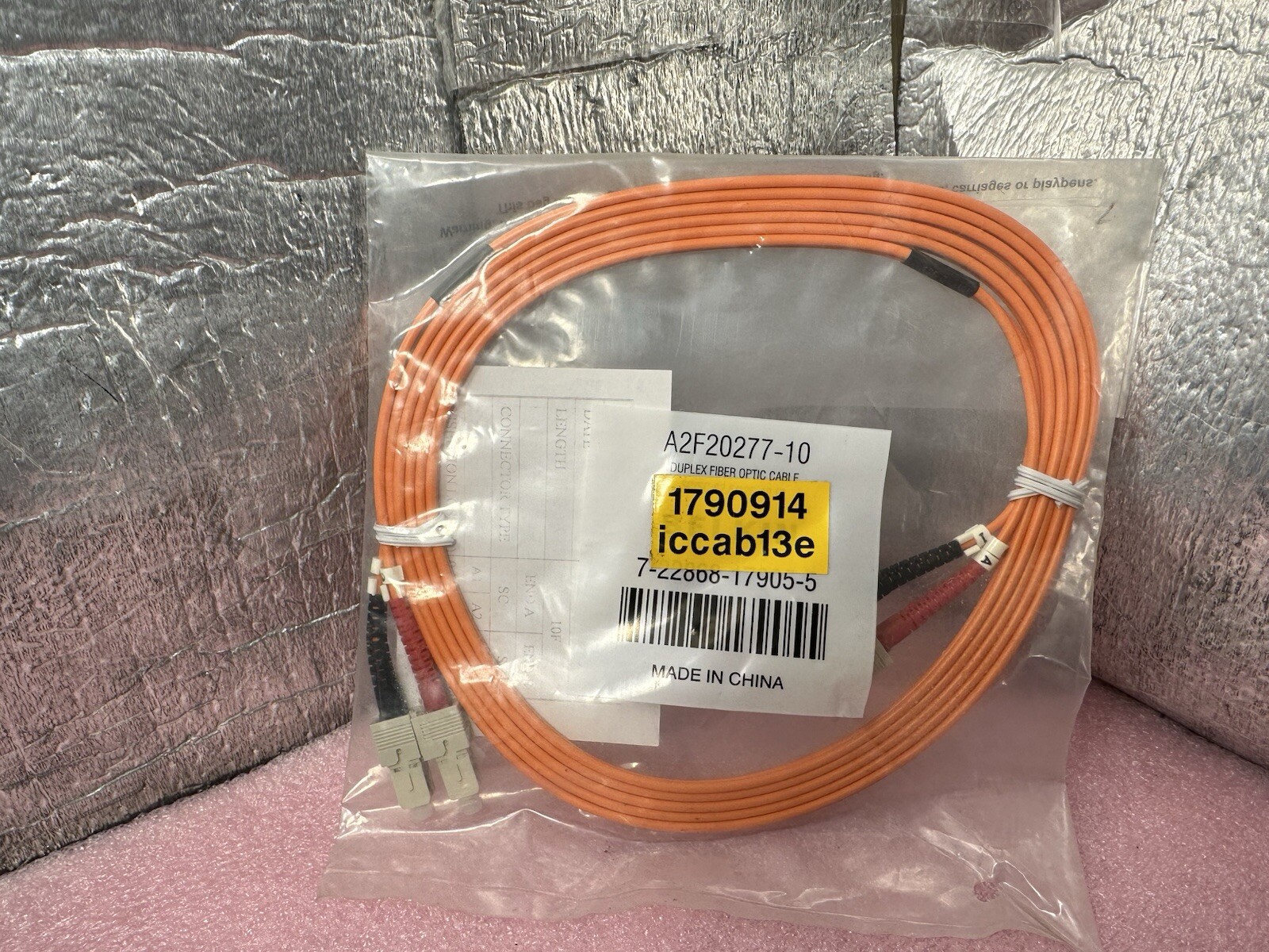 Belkin A2F20277-10M Duplex Fiber Optic Cable