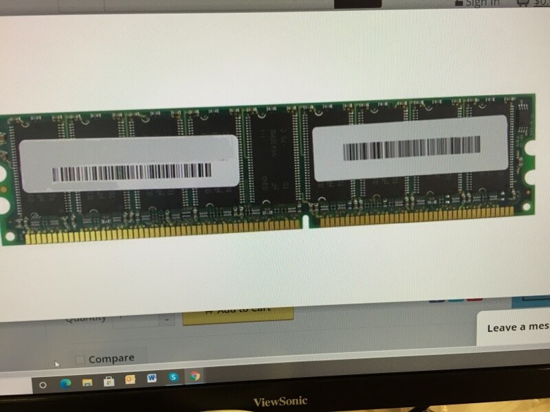 MEM2811-256U512D Cisco 256MB DDR DRAM ECC 184-Pin DIMM Memory Upgrade for 2811 