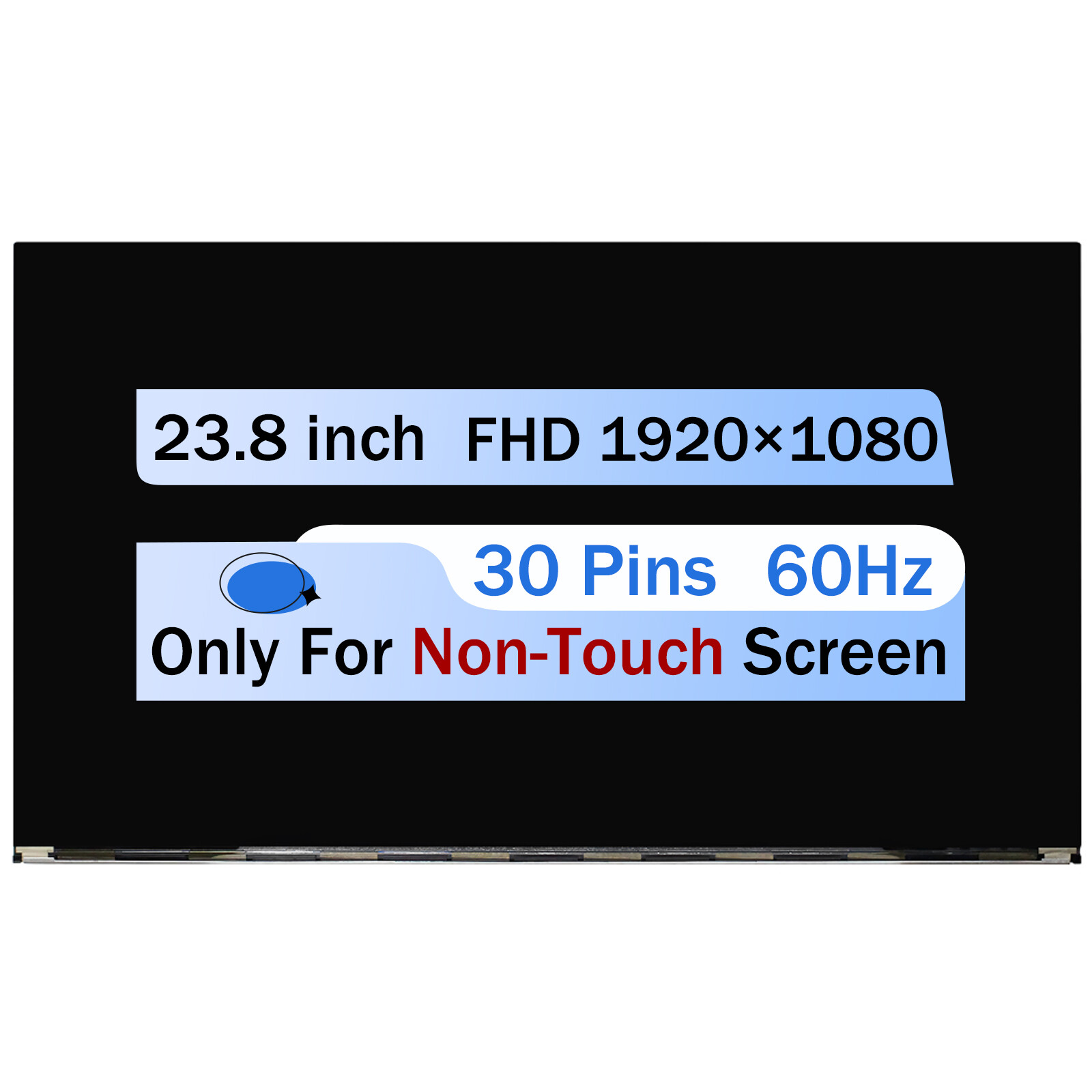 For HP EliteOne 800 23.8" All-in-One LCD Non-Touch Screen Replacement FHD 30Pin