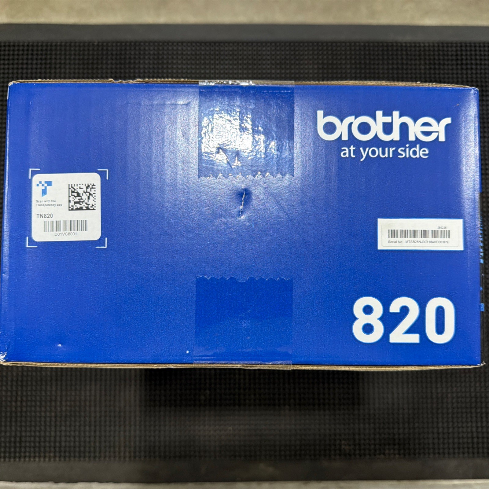 NEW OEM SEALED Brother TN820 Black Toner Cartridge***FAST **READ***
