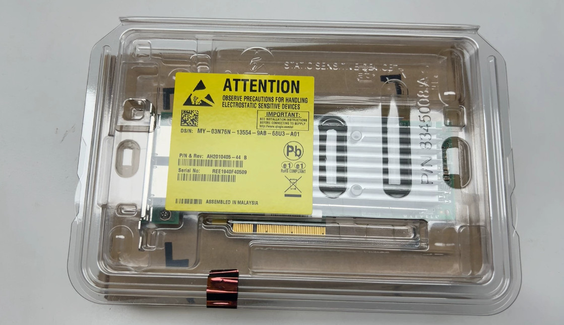 Dell CRD NTWK QLGC,FH,10G,2P,BT Qlogic QL41132H 10G NV5DW