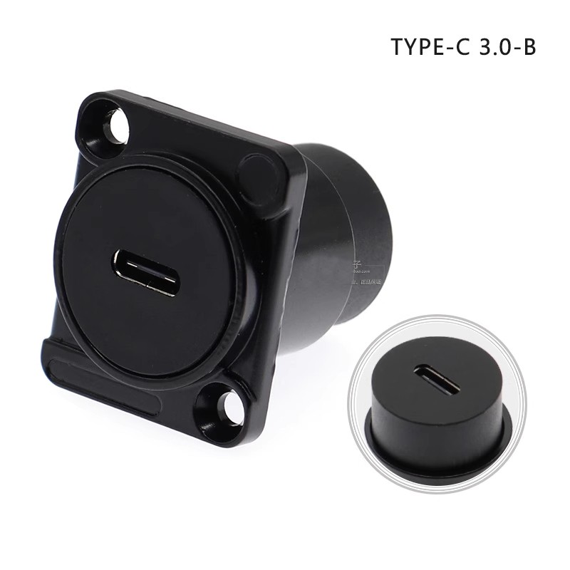 Panel Mount D-Type USB2.0/3.0 Female to Female Connector For DIY Extender Repair