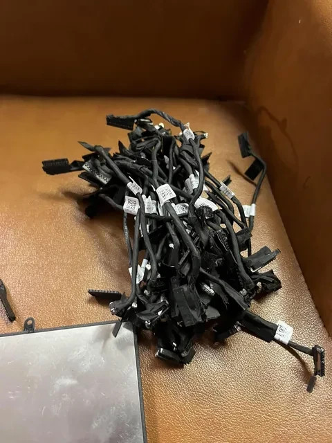 Lot of 50 Dell 4GVMP 68Wh Battery Connector Cables Laptop Battery Cable Used