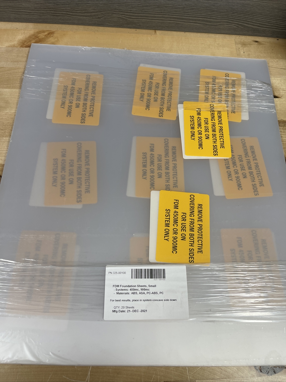 Pack Of 20 FDM Foundation Sheets 325-00100 For 450mc 900mc Brand New