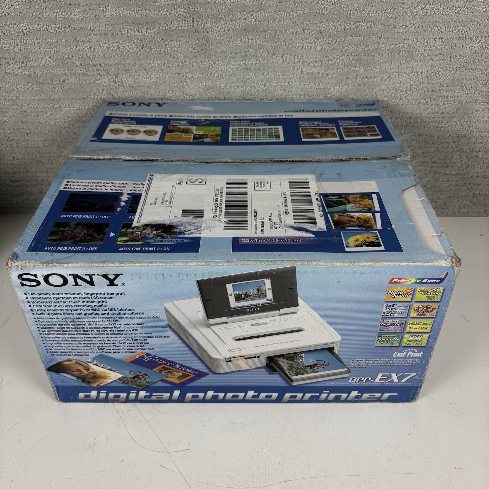 Sony DPP-EX7 Digital Photo Thermal Printer Open Box