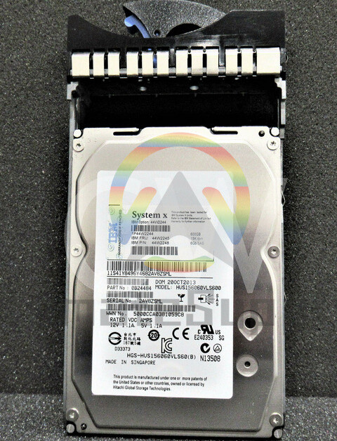 New ONE IBM 44W2244 44W2245 600G 15K SAS 3.5" Hard Drive