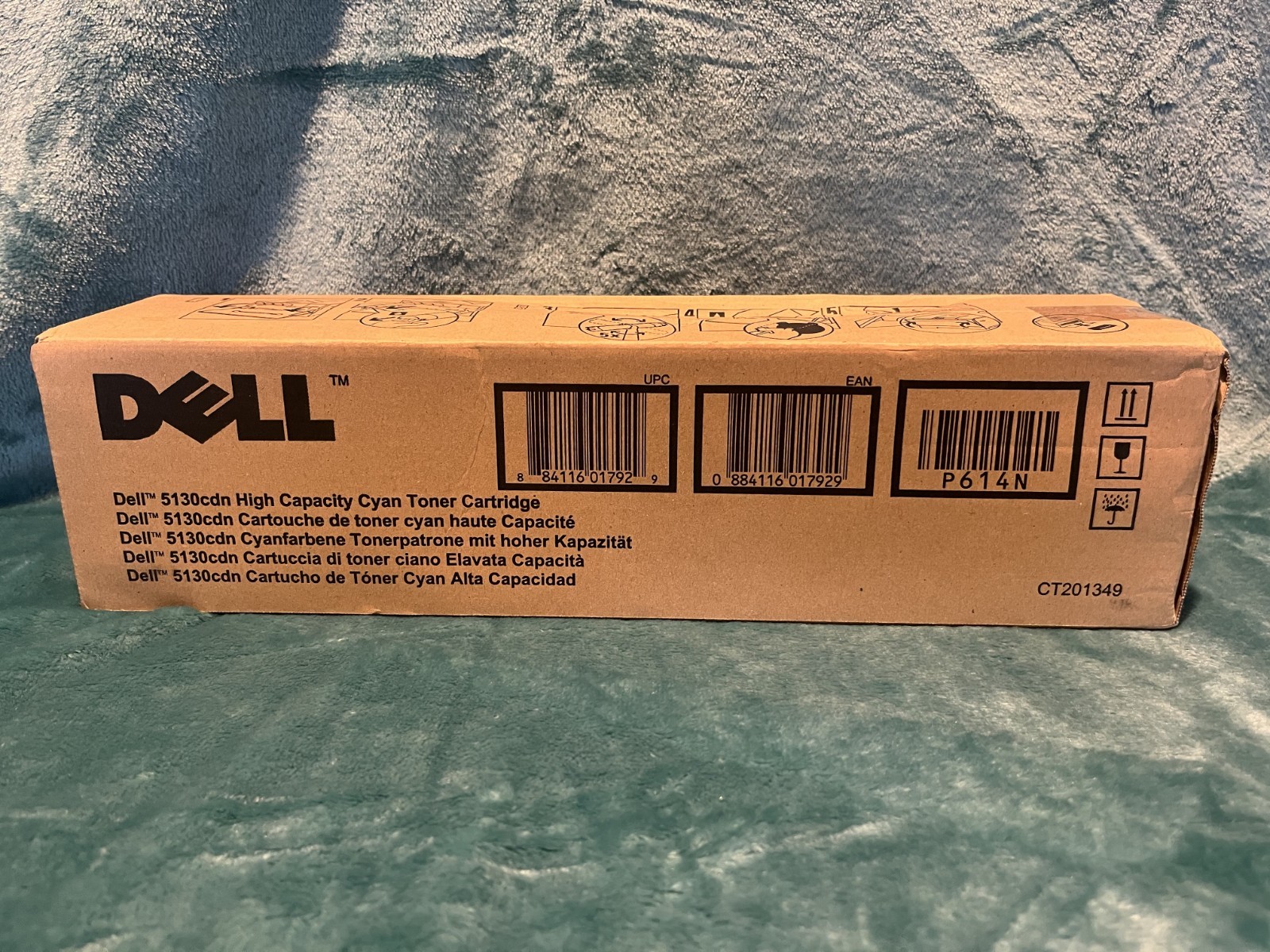 Genuine Dell 5130CDN Cyan High Capacity Toner Cartridge P614N