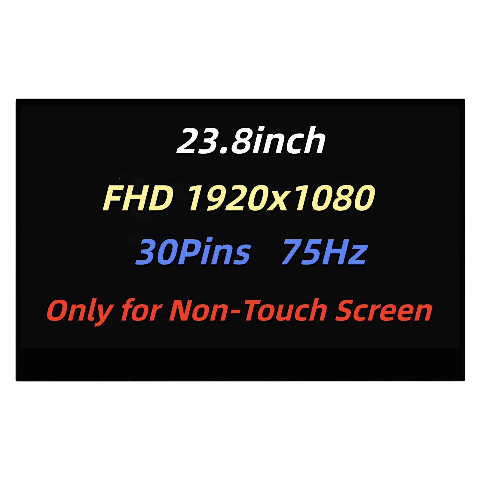 23.8" LCD LED Screen LM238WF2-SSK1 LM238WF2(SS)(K1) Display Replacement 1080P