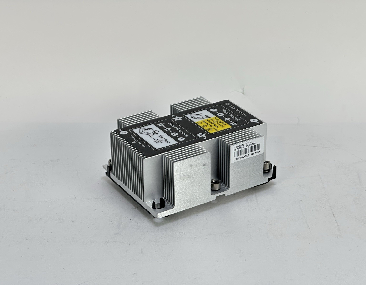 HPE Genuine ProLiant DL380 Gen10 Intel Xeon Standard Heatsink 875070-001